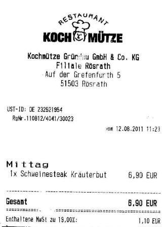 ttin Hffner Kochmtze Restaurant